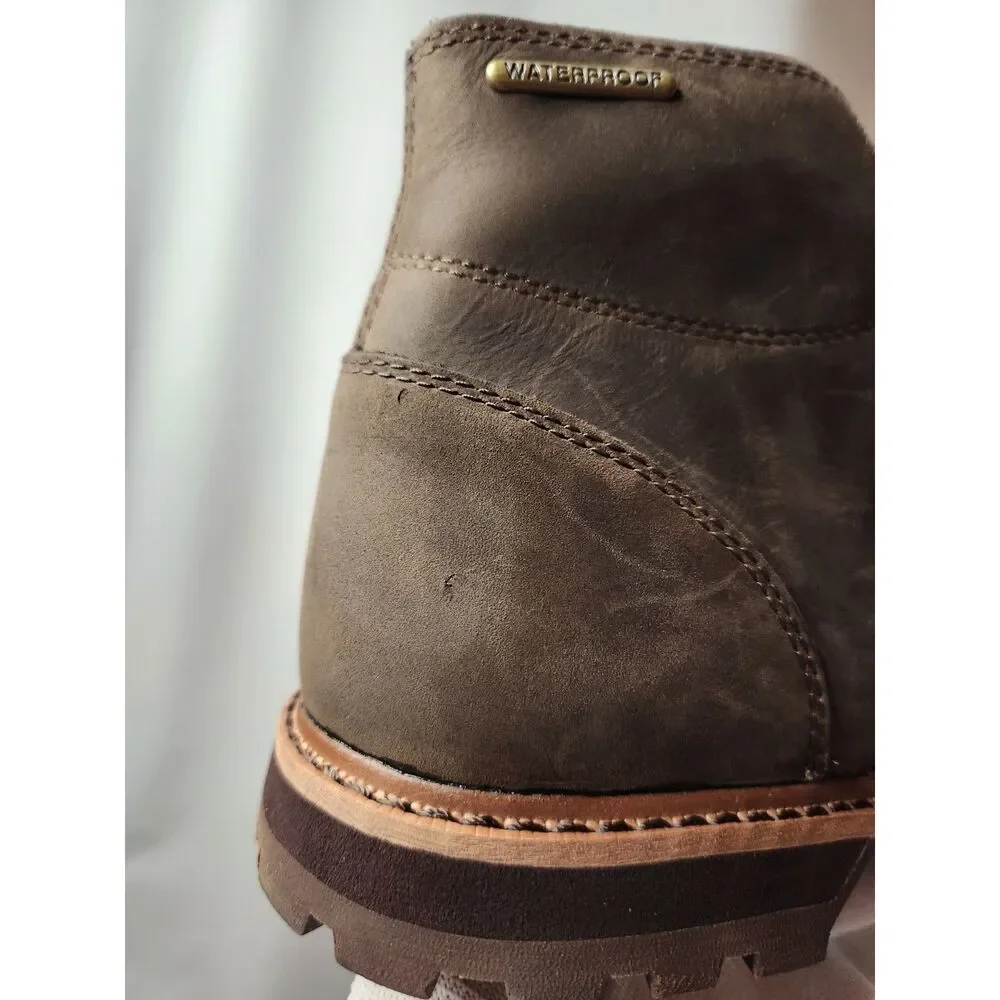 Muck Boot Men's Freeman Outdoor Casual Leather Boots Size 8 Brown
